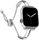 Stainless Steel Bracelet Watch Band For Apple Watch Ultra 49mm&Watch Ultra 2 49mm / Series 9&8&7 45mm / SE 3&SE 2&6&SE&5&4 44mm / 3&2&1 42mm(Silver) - 1
