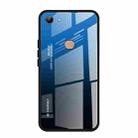 For Vivo Y83 Gradient Color Glass Case(Blue) - 1