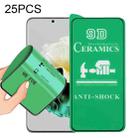 For Huawei P60 / P60 Pro / P60 Art 25pcs 9D Full Screen Full Glue Ceramic Film - 1