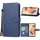 For Xiaomi Redmi Note 12 Pro 4G Leather Phone Case(Blue) - 1