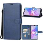 For OPPO A1x Leather Phone Case(Blue) - 1