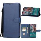 For Nokia C12 / C12 Plus / C12 Pro Leather Phone Case(Blue) - 1