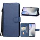 For vivo Y11 2023 / Y02 4G / Y02A  Leather Phone Case(Blue) - 1