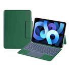 X3125-6D Integrated Thin Magnetic Bluetooth Keyboard Case with Backlight For iPad Air 2022 / Air 2020 10.9 / Pro 11 2018 / 2020 / 2021 / 2022(Green) - 1