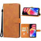 For Infinix Hot 30 Leather Phone Case(Brown) - 1