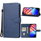 For Infinix Hot 30i Leather Phone Case(Blue) - 1