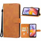 For Xiaomi Poco C51 Leather Phone Case(Brown) - 1