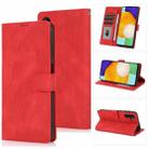 For Samsung Galaxy M13 5G Fantasy Classic Skin-feel Calfskin Texture PU Phone Case(Red) - 1
