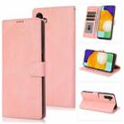 For Samsung Galaxy M13 5G Fantasy Classic Skin-feel Calfskin Texture PU Phone Case(Pink) - 1