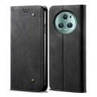 For Honor Magic5 Denim Texture Leather Phone Case(Black) - 1