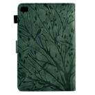 For iPad Air / Air 2 / 9.7 2017 2018 Fortune Tree Pressure Flower PU Tablet Case with Wake-up / Sleep Function(Green) - 3