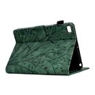 For iPad Air / Air 2 / 9.7 2017 2018 Fortune Tree Pressure Flower PU Tablet Case with Wake-up / Sleep Function(Green) - 5