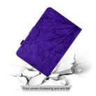 For iPad mini 2021 / mini 6 Fortune Tree Pressure Flower PU Tablet Case with Wake-up / Sleep Function(Purple) - 6