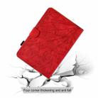 For iPad mini 2021 / mini 6 Fortune Tree Pressure Flower PU Tablet Case with Wake-up / Sleep Function(Red) - 6