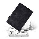 For iPad mini 2021 / mini 6 Fortune Tree Pressure Flower PU Tablet Case with Wake-up / Sleep Function(Black) - 6