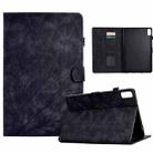 For Lenovo Tab M9 Fortune Tree Pressure Flower PU Tablet Case with Wake-up / Sleep Function(Black) - 1