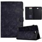 For Samsung Galaxy Tab A 10.1 2016 Fortune Tree Pressure Flower PU Tablet Case with Wake-up / Sleep Function(Black) - 1