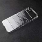 For Samsung Galaxy Z Flip4 5G Transparent Glossy PC Phone Case - 1