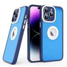 For iPhone 14 Plus Skin Feel Phone Case(Blue) - 1