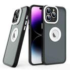 For iPhone 14 Pro Max Skin Feel Phone Case(Black) - 1