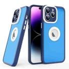 For iPhone 13 Pro Skin Feel Phone Case(Blue) - 1