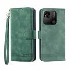 For Xiaomi Redmi 12C/11A Dierfeng Dream Line TPU + PU Leather Phone Case(Green) - 1