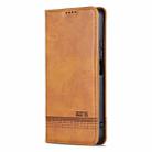 For Honor Play 60 Plus AZNS Magnetic Calf Texture Flip Leather Phone Case(Light Brown) - 3