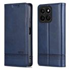 For Honor Play 60 Plus AZNS Magnetic Calf Texture Flip Leather Phone Case(Dark Blue) - 1