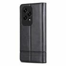 For Honor 200 Lite Global AZNS Magnetic Calf Texture Flip Leather Phone Case(Black) - 3