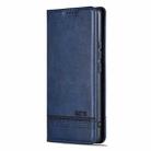 For Honor X60 Pro AZNS Magnetic Calf Texture Flip Leather Phone Case(Dark Blue) - 2