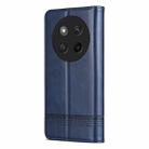 For Honor X60 Pro AZNS Magnetic Calf Texture Flip Leather Phone Case(Dark Blue) - 3