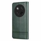 For Honor X60 Pro AZNS Magnetic Calf Texture Flip Leather Phone Case(Dark Green) - 3