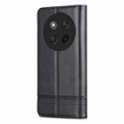 For Honor X60 Pro AZNS Magnetic Calf Texture Flip Leather Phone Case(Black) - 3