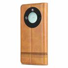 For Honor X60 AZNS Magnetic Calf Texture Flip Leather Phone Case(Light Brown) - 3