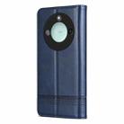 For Honor X60 AZNS Magnetic Calf Texture Flip Leather Phone Case(Dark Blue) - 3