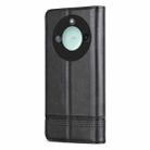 For Honor X60 AZNS Magnetic Calf Texture Flip Leather Phone Case(Black) - 3