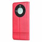 For Honor X60 AZNS Magnetic Calf Texture Flip Leather Phone Case(Red) - 3