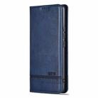 For Honor 300 AZNS Magnetic Calf Texture Flip Leather Phone Case(Dark Blue) - 2