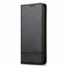 For Honor 300 Pro AZNS Magnetic Calf Texture Flip Leather Phone Case(Black) - 2