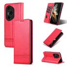 For Honor 300 Pro AZNS Magnetic Calf Texture Flip Leather Phone Case(Red) - 1