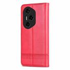 For Honor 300 Pro AZNS Magnetic Calf Texture Flip Leather Phone Case(Red) - 3