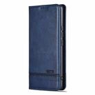 For Honor 300 Ultra AZNS Magnetic Calf Texture Flip Leather Phone Case(Dark Blue) - 2