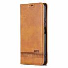 For Honor Play 60 AZNS Magnetic Calf Texture Flip Leather Phone Case(Light Brown) - 2