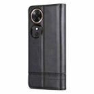For Honor Play 60 AZNS Magnetic Calf Texture Flip Leather Phone Case(Black) - 3