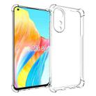 For OPPO A78 4G Shockproof Non-slip Thickening TPU Phone Case(Transparent) - 1