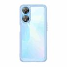For OPPO A58 Colorful Series Acrylic + TPU Phone Case(Blue) - 1