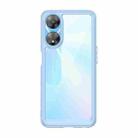 For OPPO A78 Colorful Series Acrylic + TPU Phone Case(Blue) - 1