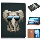 For Lenovo Tab M10 TB-X605F / X605M / X605L / X505 Pure Color Painting Horizontal Flip Leather Case with Card Slots & Holder(Elephant) - 1