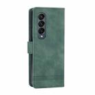 For Samsung Galaxy Z Fold3 5G Dierfeng Dream Line TPU + PU Leather Phone Case(Green) - 3