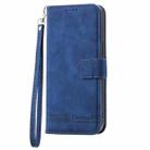 For Samsung Galaxy Z Fold3 5G Dierfeng Dream Line TPU + PU Leather Phone Case(Blue) - 2